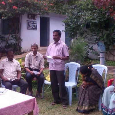 Mr Prabhu Hm Addressing The Audience