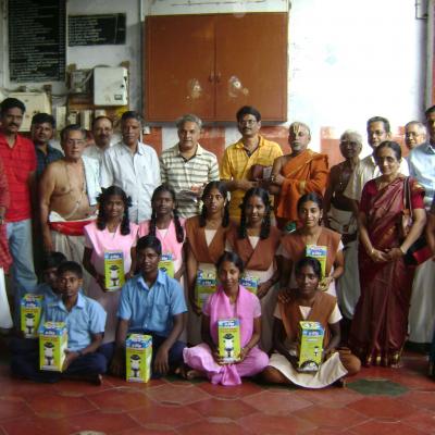 Students With Their Solar Lanterns