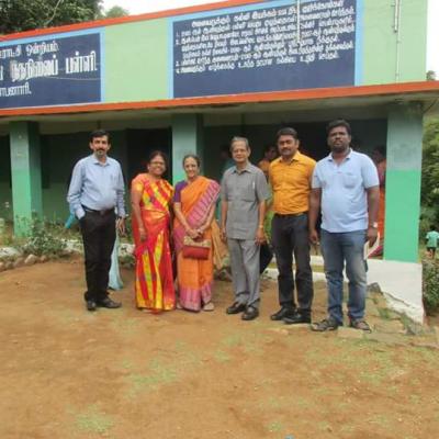 Dpf And Selco Staff With The Hm Of The School