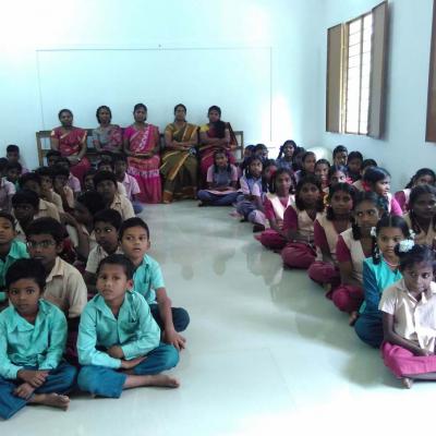 Attentive School Students In The Audience