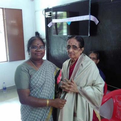 Felicitationf To Dpf Mts Wife Smt Nalini