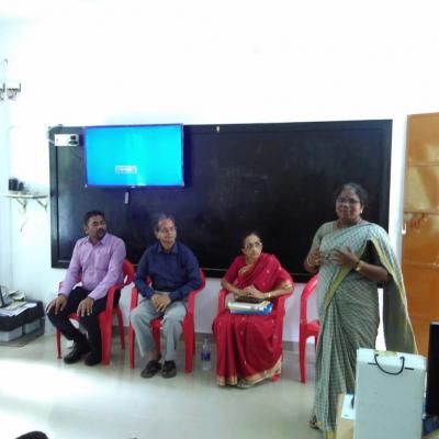 Ms Malathi Hmincharge Addressing The Audience