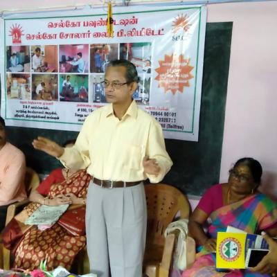 Mt Dpf V.parthasarathy Addressing The Gathering