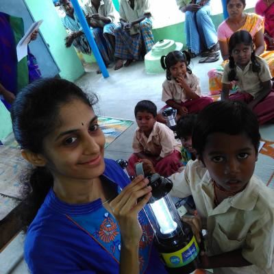 Nirupama Dpf Presents Solar Lantern