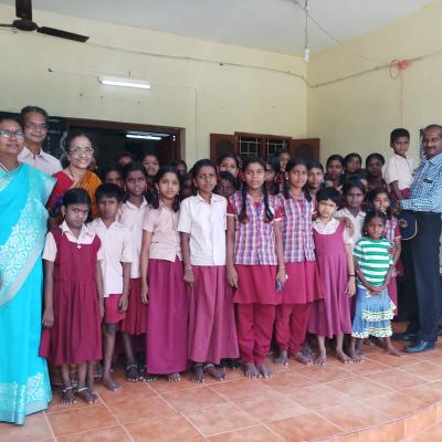 Group Photo With All The Inmates Of The Childrens Home