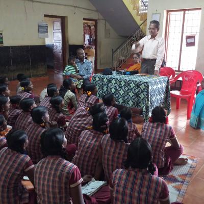 Vparthasarathy Addressing The Children