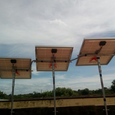 Panoramic View Of The Solar Panels On The Terrace Of Girls Hostel Karadikkal Madurai