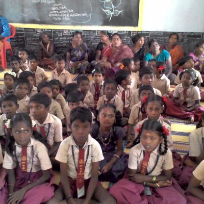 Audience Of Students Teachers Parents Village Elders